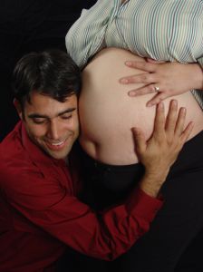 Fathers bonding in utero